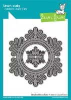 Stitched Snowflake Frame - Dies - Lawn Fawn
