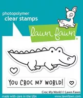 Croc My World - Clear Stamps - Lawn Fawn