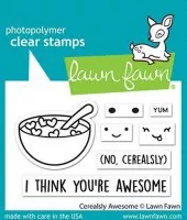 Cerealsly Awesome - Stempel - Lawn Fawn