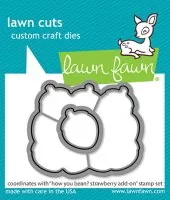 How You Bean? Strawberries Add-On - Dies - Lawn Fawn