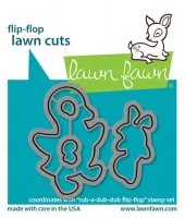 Rub-A-Dub-Dub Flip-Flop - Dies - Lawn Fawn