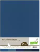 Textured Canvas Cardstock - Blue - 8,5"x11 - Lawn Fawn