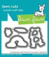 Here For You Bear - Dies - Lawn Fawn