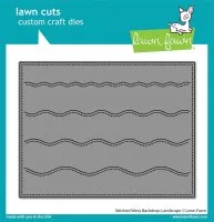 Stitched Wavy Backdrop: Landscape - Dies - Lawn Fawn