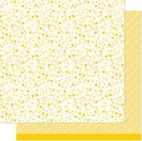 All the Dots Lemon Fizz lawn fawn scrapbooking paper