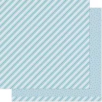 Stripes 'n' Sprinkles - Blue Blast - Designpapier - 12"x12" - Lawn Fawn