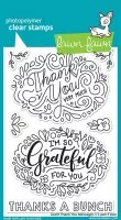 Giant Thank You Messages - Clear Stamps - Lawn Fawn
