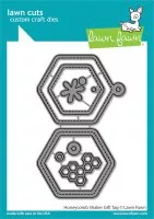 Honeycomb Shaker Gift Tag Dies Lawn Fawn