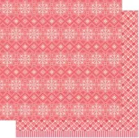 Knit Picky Winter - Warm Beanie - Designpaper - 12"x12" - Lawn Fawn