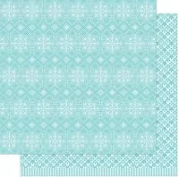 Knit Picky Winter - Cozy Scarf - Designpaper - 12"x12" - Lawn Fawn