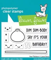 Year Thirteen - Clear Stamps - Lawn Fawn