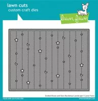Dotted Moon and Stars Backdrop: Landscape - Dies - Lawn Fawn