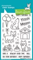 Yappy Birthday - Clear Stamps - Lawn Fawn