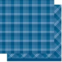 Favorite Flannel - London Fog - Designpapier - 12"x12" - Lawn Fawn