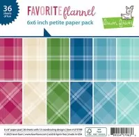 Favorite Flannel - Petite Paper Pack - 6"x6" - Lawn Fawn