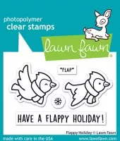 Flappy Holiday - Clear Stamps - Lawn Fawn