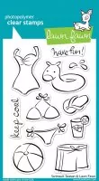Swimsuit Season - Clear Stamps - Lawn Fawn - 2nd grade