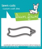 Carrot 'bout You Banner Add-On - Dies - Lawn Fawn