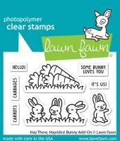 Hay There, Hayrides! Bunny Add-On - Clear Stamps - Lawn Fawn