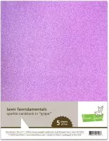 Lawn Fawn Sparkle Cardstock - Spring Pack - Grape - 8,5"x11"