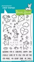 Whoosh, Kites! Clear Stamps Lawn Fawn