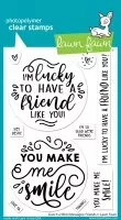 Give It A Whirl Messages: Friends - Clear Stamps - Lawn Fawn