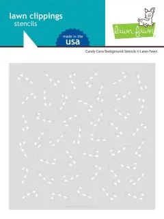 Candy Cane Background - Stencils - Lawn Fawn