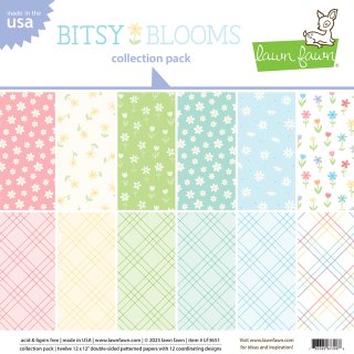 Bitsy Blooms - Collection Pack - 12"x12" - Lawn Fawn