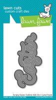 Scripty Easter Outline Add-On - Dies - Lawn Fawn