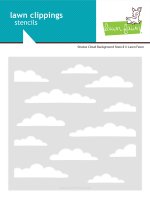 Stratus Cloud Background - Stencils - Lawn Fawn