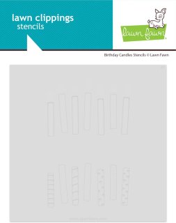 Birthday Candles Stencils Lawn Fawn