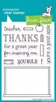 A Good Apple - Bundle Stamps + Dies - Lawn Fawn - 2nd grade
