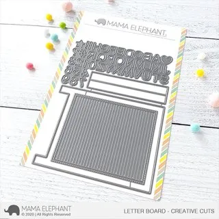 Letter Board - Creative Cuts (Dies) - Mama Elephant