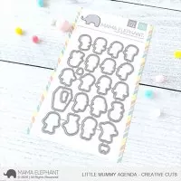 Little Mummy Agenda - Creative Cuts (Dies) - Mama Elephant