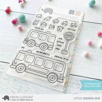 Little Agenda Bus - Clear Stamps - Mama Elephant