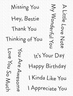 Banner Day Sentiments - Clear Stamps - My Favorite Things