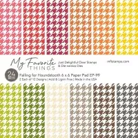 Falling for Houndstooth - 6"x6" - Paper Pad - My Favorite Things