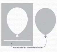Big Balloon - Schablone - My Favorite Things