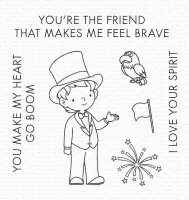 You Make My Heart Go Boom - Clear Stamps - My Favorite Things