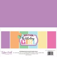 Make A Wish Birthday Girl - Coordinating Solids Pack - 12"x12" - Echo Park