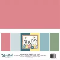 New Day - Coordinating Solids Pack - 12"x12" - Echo Park