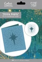 O' Holy Night Shining Brightly Embossing Folder crafters companion