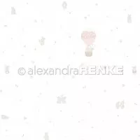 Hasen mit Herzen - Scrapbooking Paper - 12"x12" - Alexandra Renke