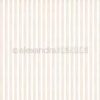 Aquarell-Streifen Gans hell - Scrapbooking Paper - 12"x12" - Alexandra Renke