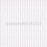 Aquarell-Streifen Hase hell - Scrapbooking Paper - 12"x12" - Alexandra Renke