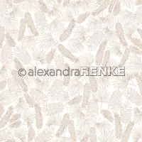 Palmwedel Gold - Scrapbooking Paper -12"x12" - Alexandra Renke