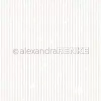 Schmale Streifen Frühlingsgrün - Scrapbooking Paper - 12"x12" - Alexandra Renke
