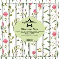 Watercolour Floral - Paper Pack - 6"x6" - Paper Favourites