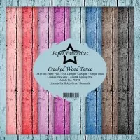 Cracked Wood Fence - Paper Pack - 6"x6" - Paper Favourites