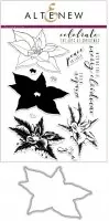 Build-A-Flower: Poinsettia - Bundle - Clear Stamps + Dies - Altenew